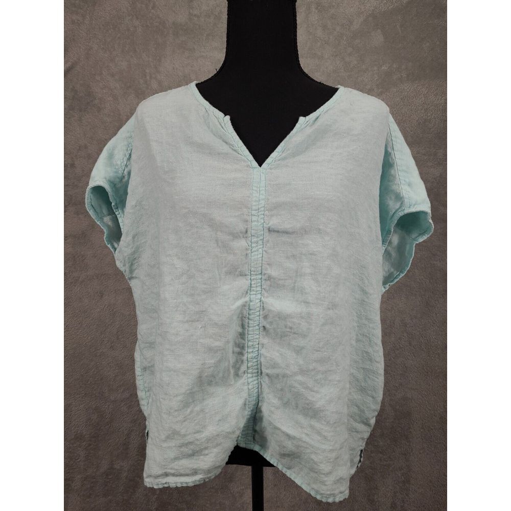 Tahari Women's 100% Linen Sleeveless Top Size‎ XL